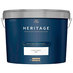 Sikkens Heritage Brilliant Resistance Экстремально прочная матовая краска для сухий и влажных помещений
